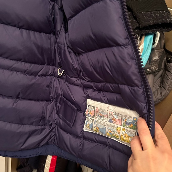 Moncler sz 5A blue warm down jacket. - Picture 5 of 10